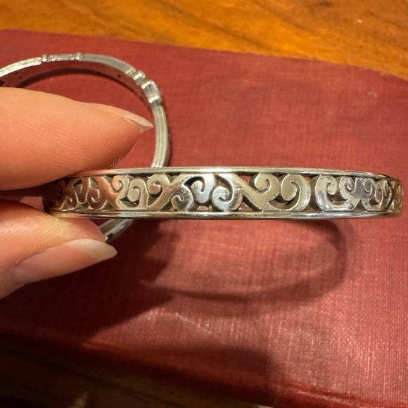 Brighton Zoe Bangle Bracelet & Brighton Uluwatu Narrow Bangle Pair - Picture 11 of 13